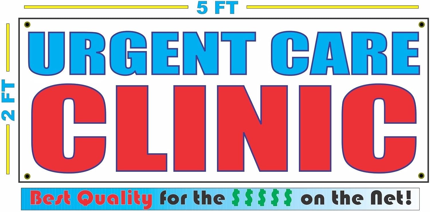 Amazon Com Urgent Care Clinic All Weather Full Color Banner Sign