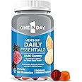 One A Day Men’s 50+ Daily Essentials Multivitamin Gummies, Multivitamin for Men Over 50, Fruit Medley Flavor, 120 Gummies
