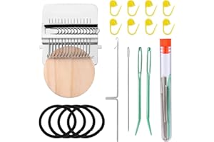 Darning Loom, Speedweve Weaving Repair Mini Loom Machine Small Darning Tool for Beginners Quickly Knitting Mending Jeans Sock