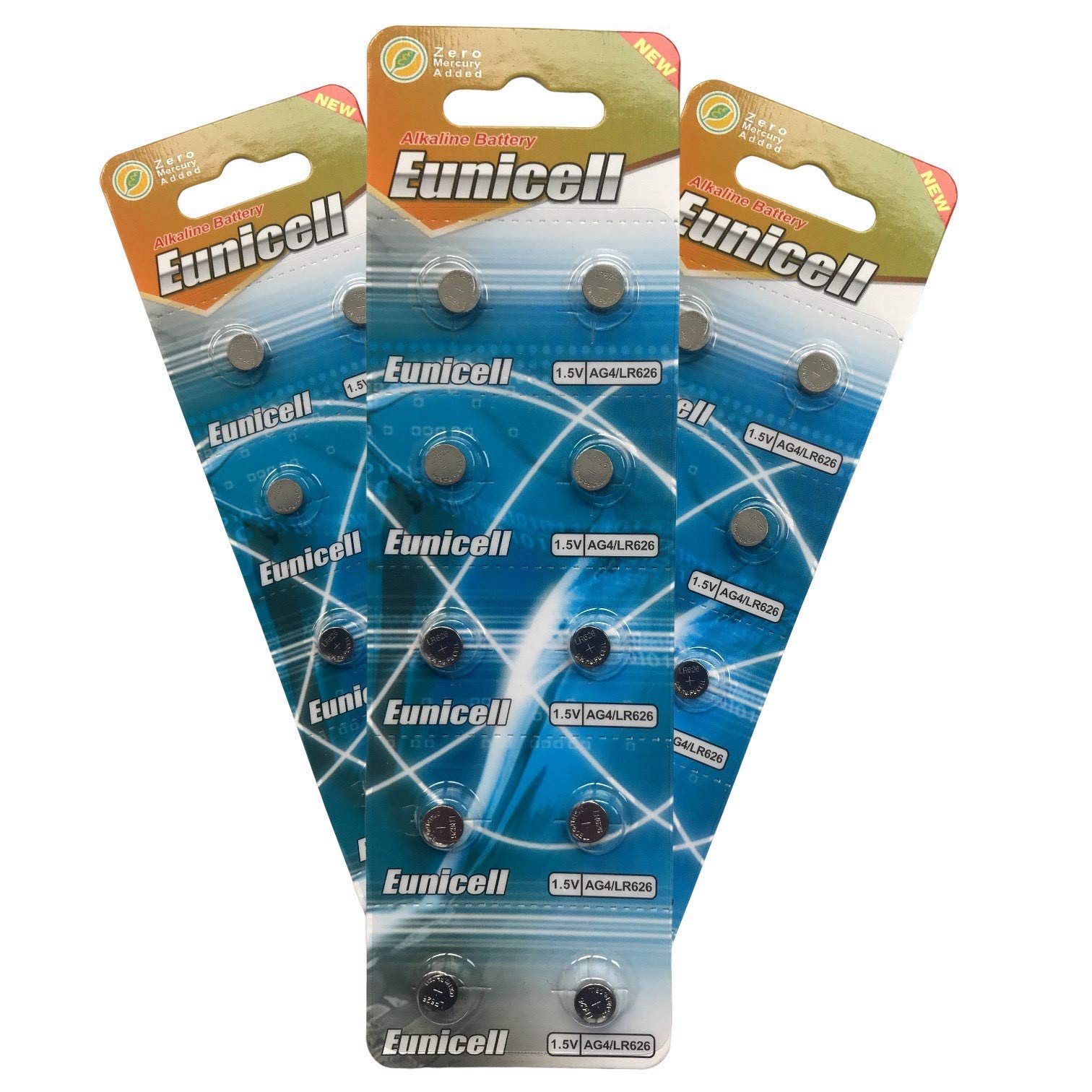 50 X AG4 LR626 377 SR626 606 Watch Battery Batteries