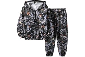 Azmxynol Boys Clothes Kids Little Boy Color Block Half Zip Hoodie & Jogger Pants Outfit Set,4-12 Years