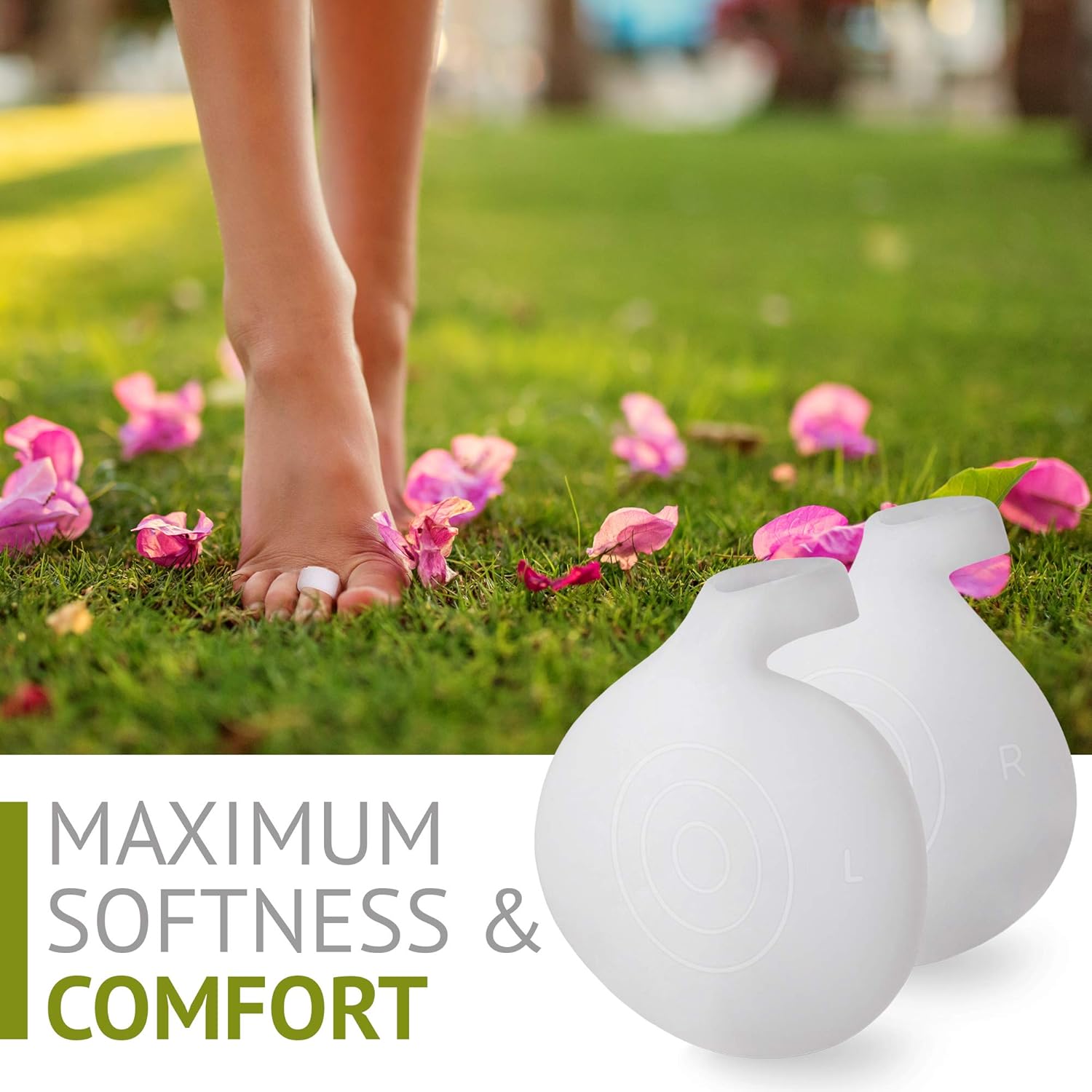 Metatarsal Pads Ball of Foot Cushions - Soft Gel Ball of Foot Pads - Mortons Neuroma Callus Metatarsal Foot Pain Relief Bunion Forefoot Cushioning Relief Women - 2 Pairs: Health & Personal Care