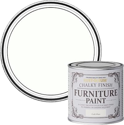 Rust-Oleum Chalky Furniture Paint Chalk White 125ml