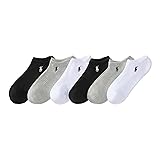 POLO RALPH LAUREN Cushioned Low Cut 6-Pack Grey