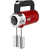 Russell Hobbs MX3100RDR Retro Style Hand Mixer, 4 Speeds + Turbo Boost, Red