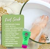 VIKINGTREAT Foot Soak Scrub Lotion Set - Dry Tired Feet Spa Kit - Mint view 3