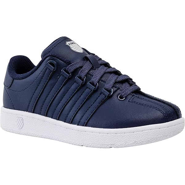 Amazon.com | K-Swiss Kid's Classic VN Sneaker, White/White, 2 M