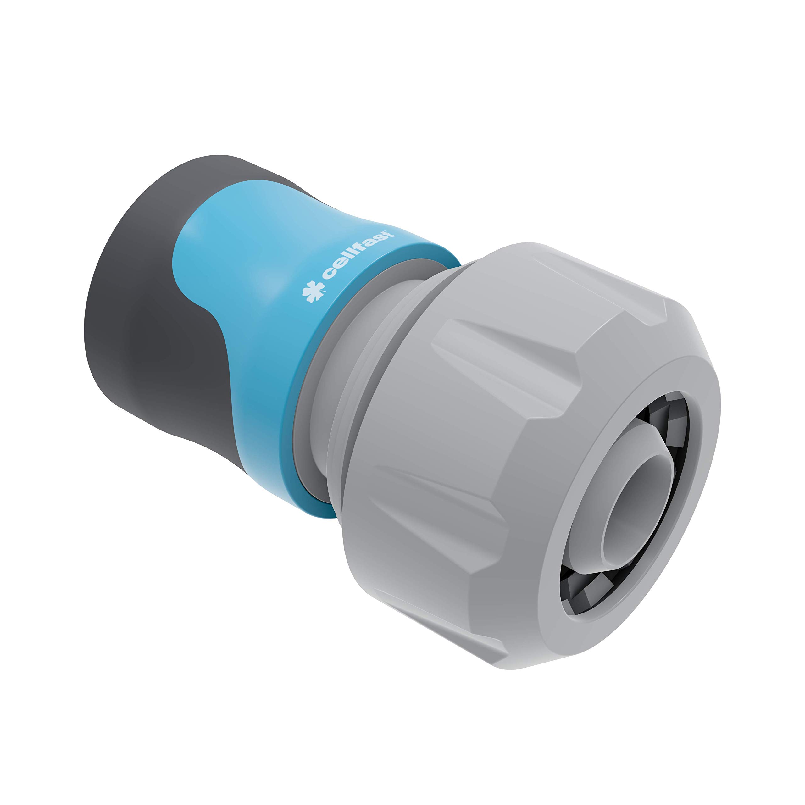 Cellfast Hose Quick Connector - Water Flow SAFETOUCH IDEAL™ 3/4", PC/ABS Material, Stainless Steel, 51-637