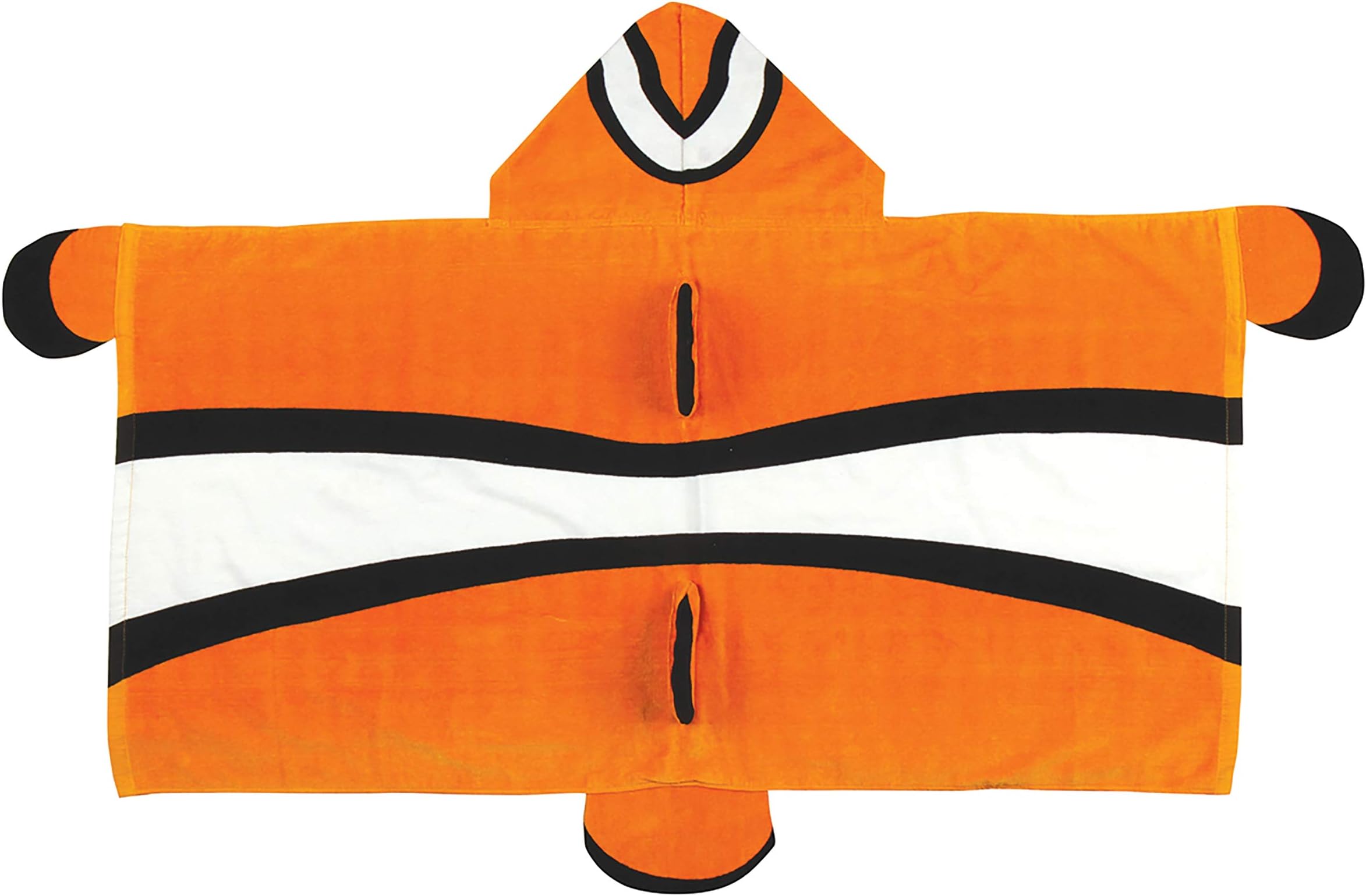 Stephen Joseph, Unisex Kids Bath and Beach Soft Cotton Velour Hooded Towel, Size 46”x24"