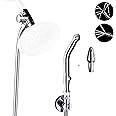 V-Frankness Shower Enema System with 100 Inches Hose, Water Control Valve, and Diverter, Douche Colonic Cleanse Kit for Most Shower Systems (Chrome)