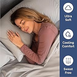 Queen Size 4 Piece Sheet Set - Comfy Breathable