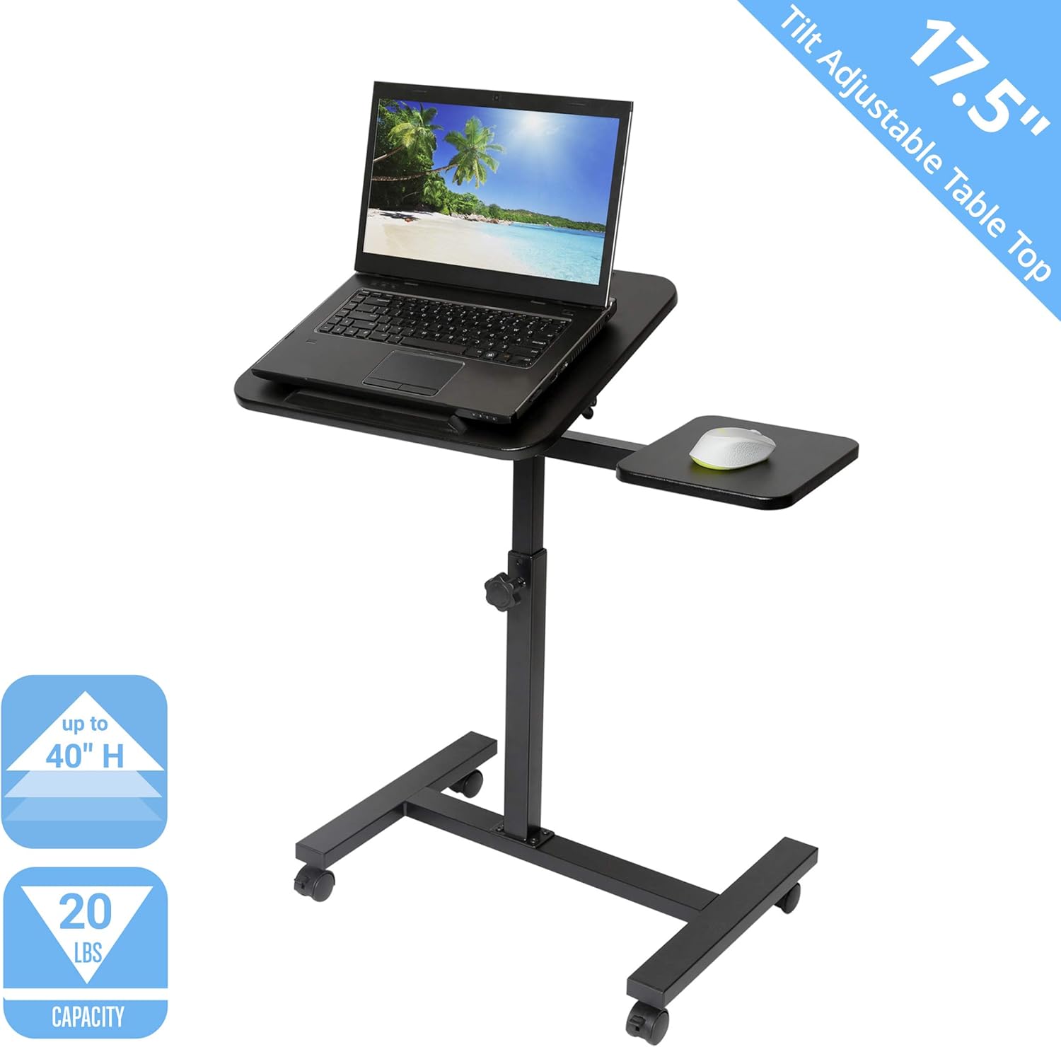 Best portable computer desk with wheel