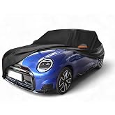 ATOCOVER Car Cover Waterproof Custom Fit for Mini Cooper 2DR 2002-2021 All Weather for Automobiles Outdoor Snow Sun Dust Protection Full Exterior Cover with Door Zipper