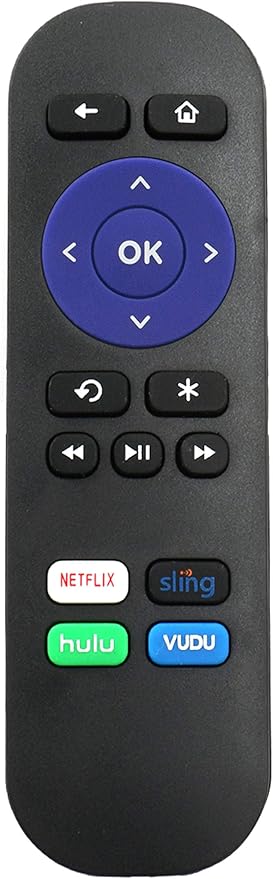 Amazon Com New Ir Replaced Remote Fit For Roku 1 2 3 4 Hd Lt Xs Xd Roku Express 3900r Premiere 4620xb 4210xb 3900r 2500r 2700r 2450xb W Channel Shortcut Buttons Not Support