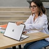 BlueSwan Case for MacBook Air 13.3 M1 A2337 A2179 A1932 Frosted Clear view 7