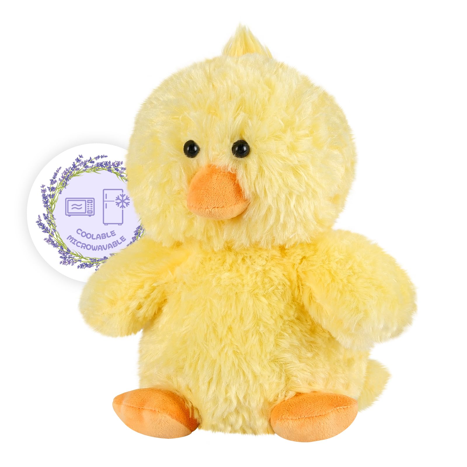 Photo 1 of SuzziPals Heatable & Coolable Little Chick Stuffed Animals, Cute Microwavable Heating Pad Plushies for Soothing & Relaxation, Stuffed Chicken Plush Toys, Chicken Gifts