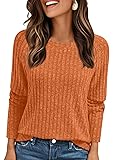 AUTOMET Womens Long Sleeve Shirts Fall Fashion Tops