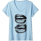 Women's Y2K Grill V-Neck T-Shirt