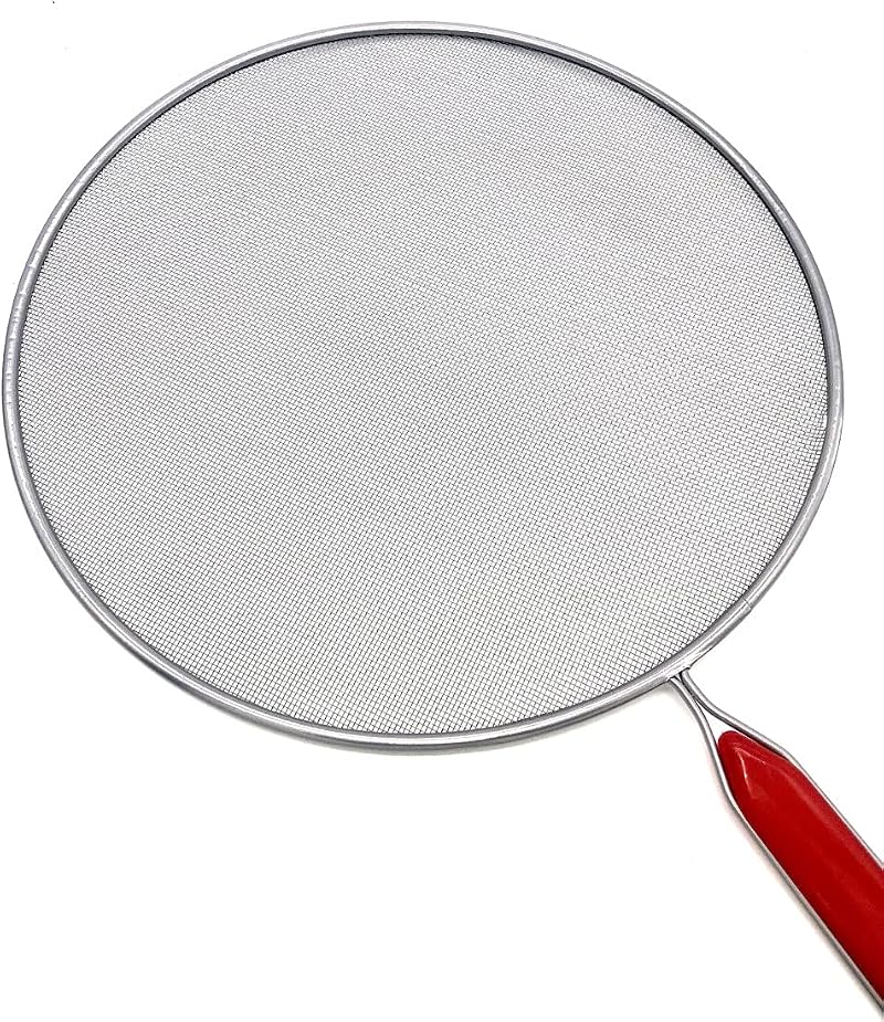 TIJAR 33cm Splatter Screen for Frying Pan - Oil Splash Guard & Cover