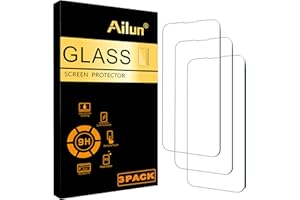 Ailun Glass Screen Protector for iPhone 14 / iPhone 14 Pro [6.1 Inch] Display 3 Pack Tempered Glass, Sensor Protection, Dynam