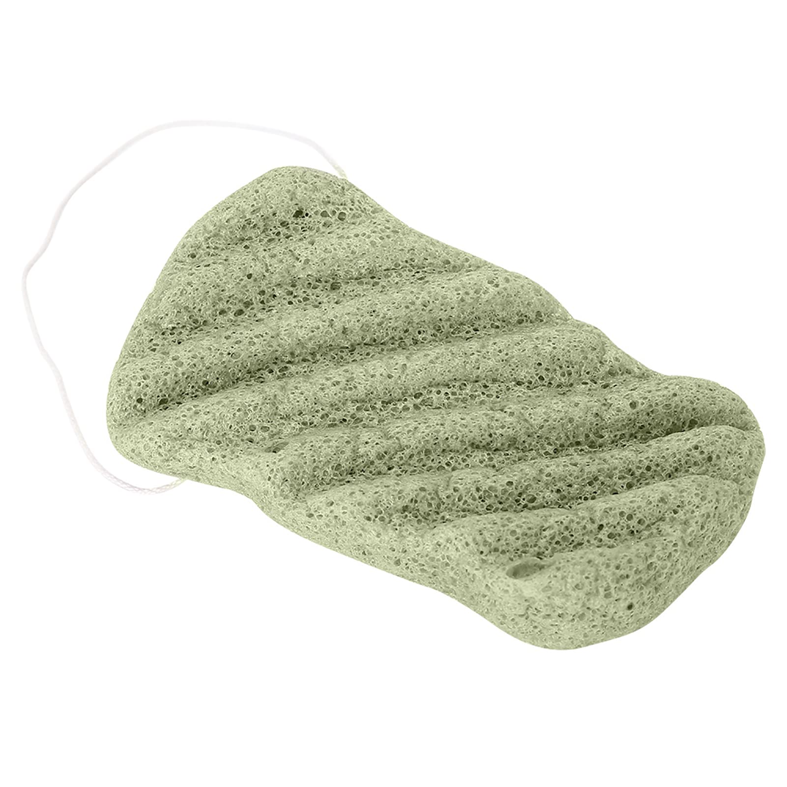 Konjac Sponge Face Cleanser Exfoliating Pore Cleansing Pad with Sling Design for Body Facial Scrub Tool Natural Skin Care
