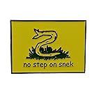 No Step On Snek 1 Inch Wide Ceramic Enamel Pin