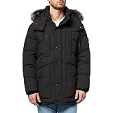 Andrew Marc Men's Outerwear Tremont Down Coat With Removeable Faux Fur Hood