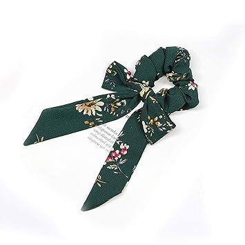 Amazon Com Flower Hair Ties With Streamers Diy Bowknot