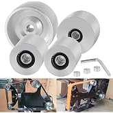 2" x 72" Belt Grinder Wheel Set, 4" Drive 3" Tracking 2" Idler Wheels | Knife Grinder Wheel Kit, 6061-T6 Aluminum, 5/8" Bore Drive Wheel, 2.4" Wide, 1616-2RS Bearings, Crowned Tracking Wheel