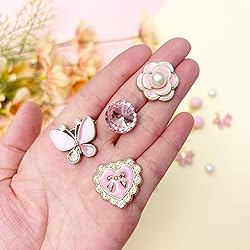 Ziigole 20Pcs Bling Shoe Charms for Clog Sandals