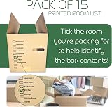 W.E. Roberts Strong Large Cardboard Moving Boxes 15 Pack UK FSC view 5