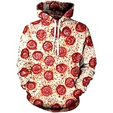 Goodstoworld 3D Novelty Hoodies Pullover Sweatshirt Graphic Print With Pockets S-3XL