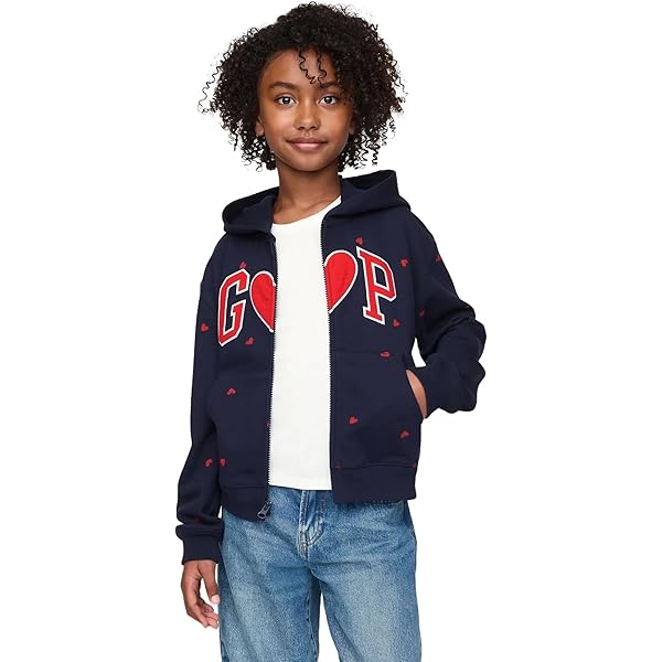 Zip Up Gap Red Blue Sweatshirt Gap Hoodies Red Hoodie Kids GAP