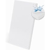 SJEUQOP Pack and Play Mattress 38"x26"x1.5", Waterproof Pack n Play Mattresses High Density Foam Crib Mattress with Breathable Soft Removable Washable Cover for Baby Toddler