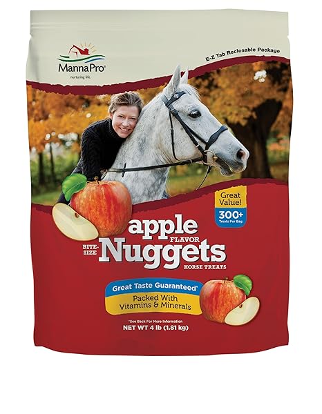 MANNA PRO BITE-SIZE NUGGETS FOR HORSES, POCKET SIZED...