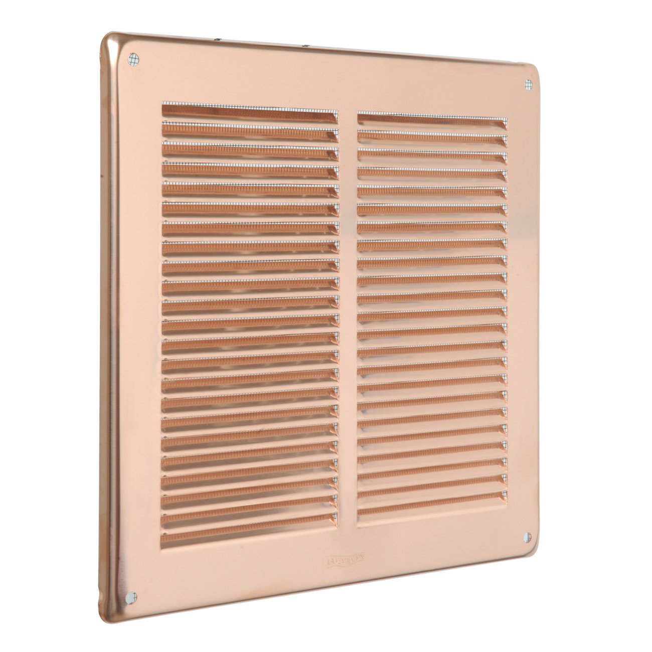 La Ventilazione GRA24R Square Overlay Grille, Copper, 240x240 mm