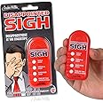 Archie McPhee Disappointed Sigh Electronic Sound Maker Gag and Practical Joke Toys, 8", Multi-Colored
