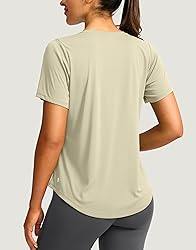 Women's Short Sleeve Workout Shirts Breathable UPF