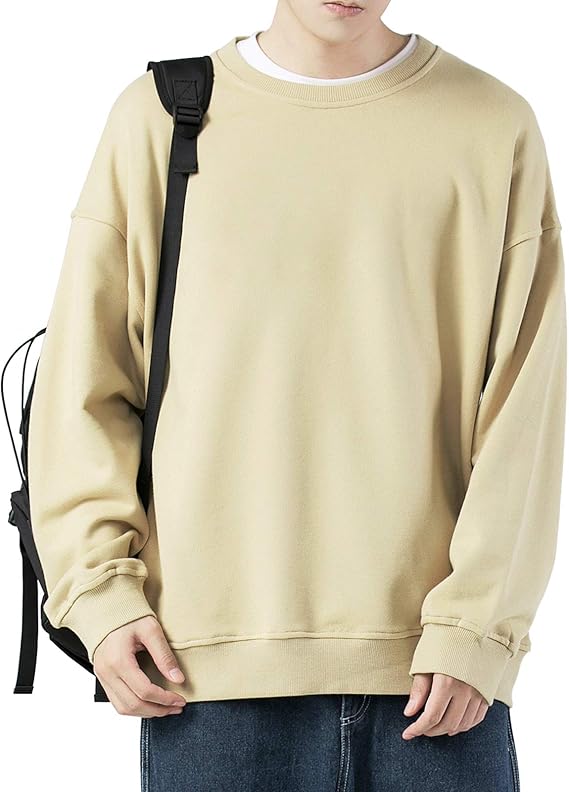 Amazon Zuczug パーカー メンズ 無地 長袖 トップス プルオーバー メンズ トレーナー ゆったり 大きいサイズ ファッション カジュアル メンズ パーカー 秋冬服 トレーナー パーカー 通販