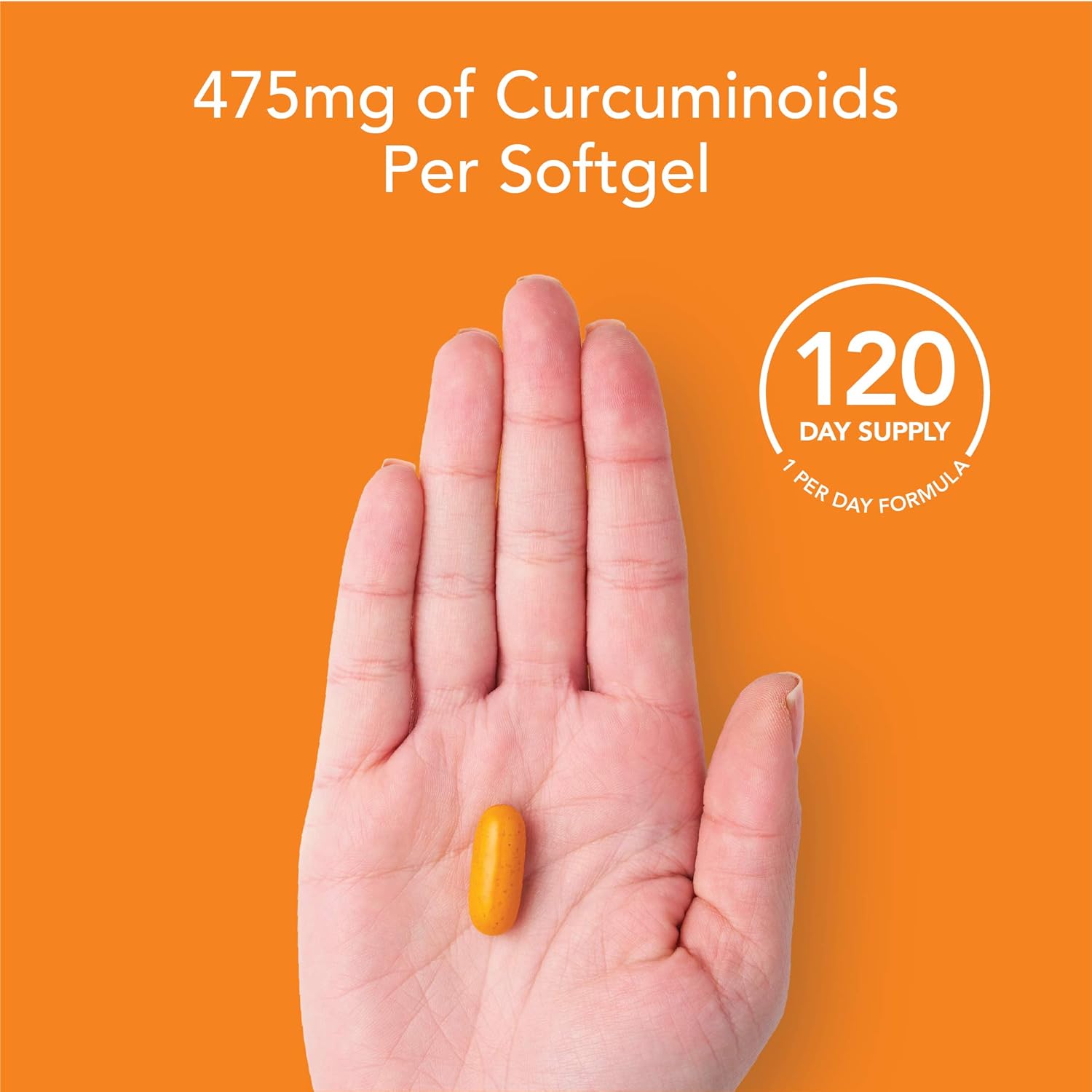 Turmeric Curcumin C3 Complex 500mg, Enhanced with Black Pepper & Organic Coconut Oil for Better Absorption; Non-GMO & Gluten Free - 120 Count: Health & Personal Care