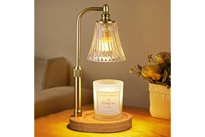 HONG-IN Candle Warmer Lamp with Timer Dimmable,Birthday Gifts for Women Mom Sister,Adjustable Height Wax Melt Warmer for Jar Candles,House Warming Gifts New Home,Ideal for Office,Dorm,Bedroom Home Decor