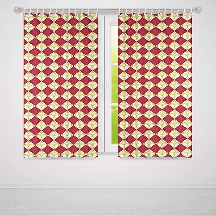 Amazon Com Yoliyana Fleur De Lis Windows Blackout Curtain