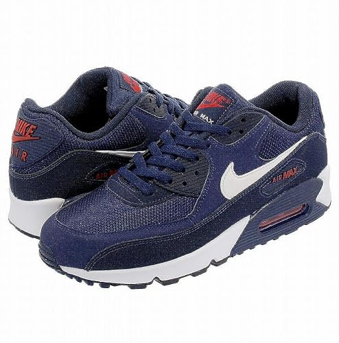 air max 90 midnight navy university red white