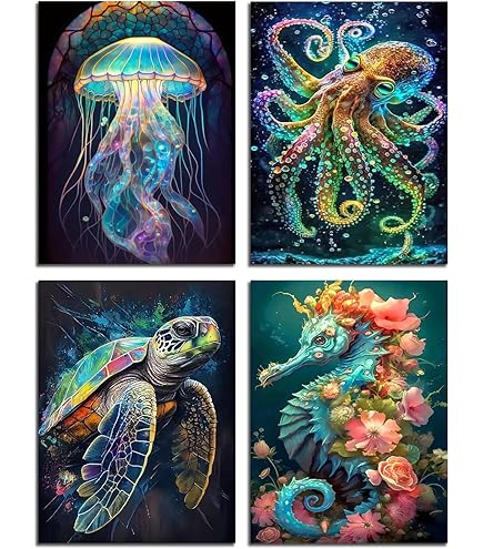4-Pack Faith Hope Love Diamond Painting Kits - Full Drill 5D Gem Art, 14x14 Inch - View #9