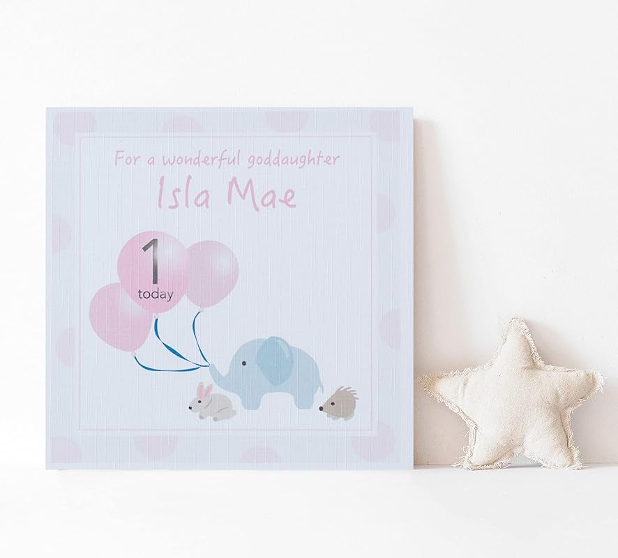 granddaughter 1st birthday card amazon