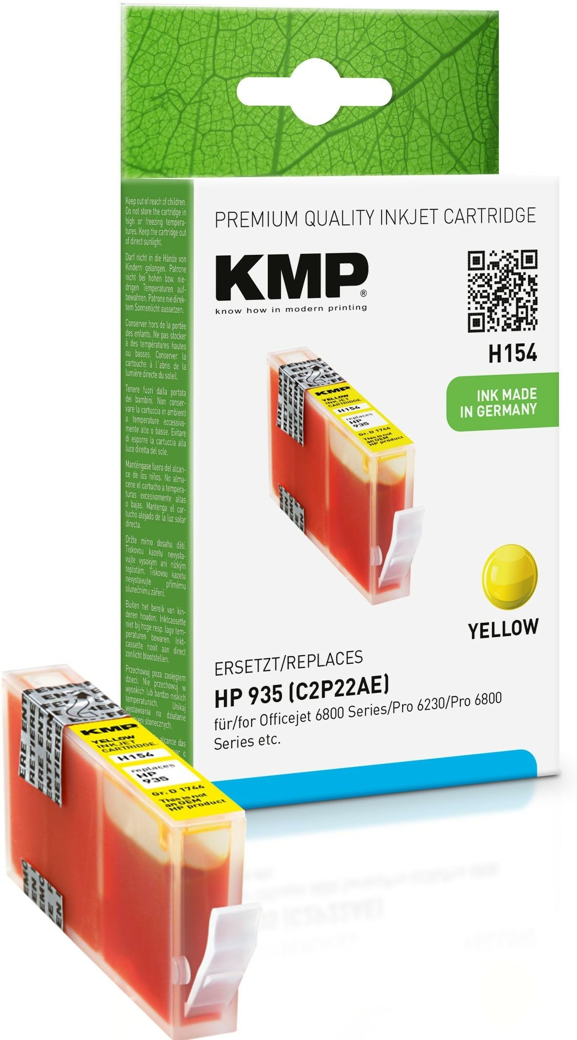 KMP H154 Tintenpatrone ersetzt HP 935 (C2P22AE)
