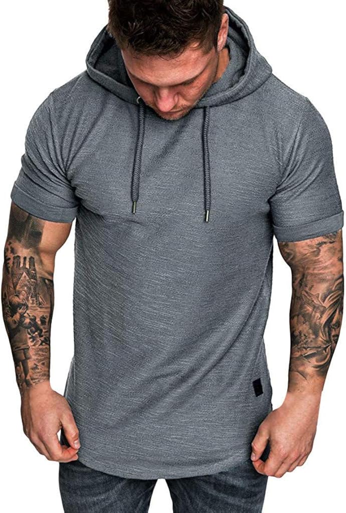 OMINA Sweatshirt for Men, 2019 Fashion Casual Autumn Winter Long Sleeves Cotton Hoodies Pullovers with Pocket: Clothing