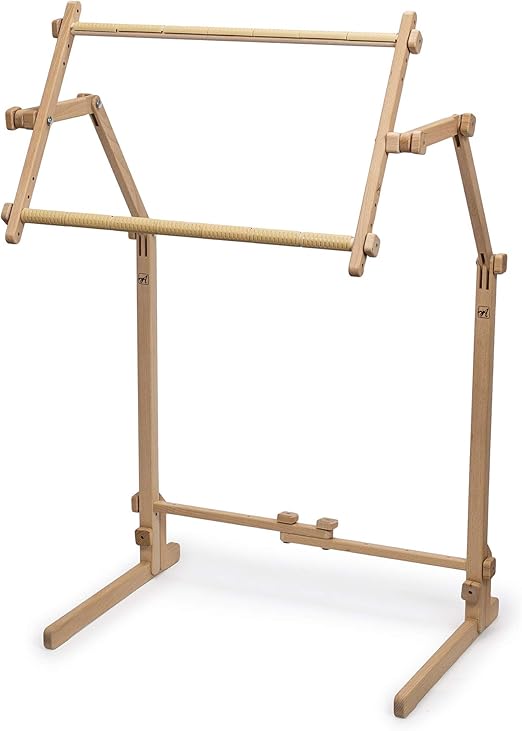 Needlework Floor Standing Type Stand With Adjustable Frame Made Of Organic Beech Wood Tapestry Cross Stitch Embroidery Frame Holder 15 7 X 22 Amazon Ca Home Kitchen