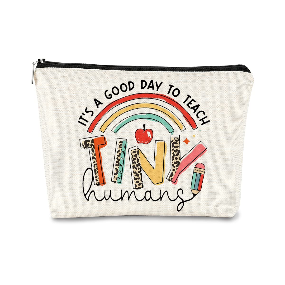 Photo 1 of Teacher Appreciation Gifts, Para Gifts Appreciation,Teacher Makeup Bag Must Haves,It's A Good Day to Teach Tiny Human.