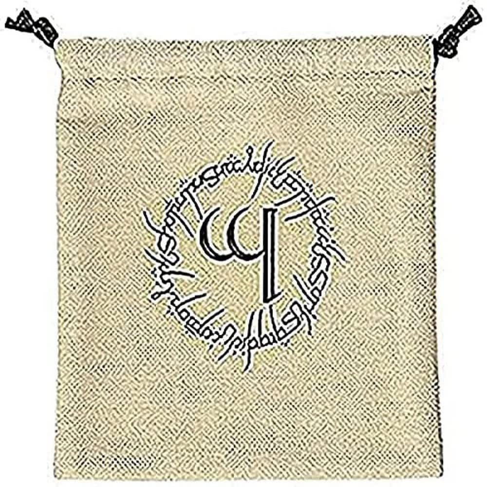 Gerardos Qworkshop Elvish Dice Bag, Beige and Black